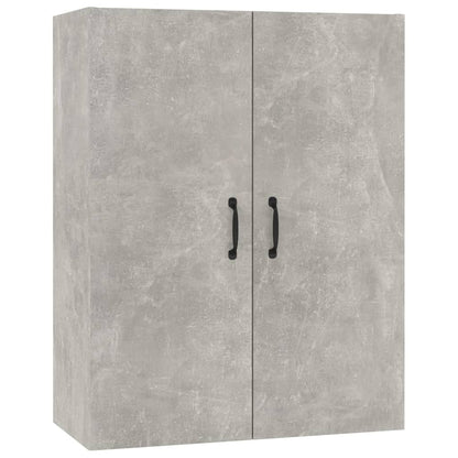 Hangkast 69,5X34X90 Cm Bewerkt Hout Betongrijs
