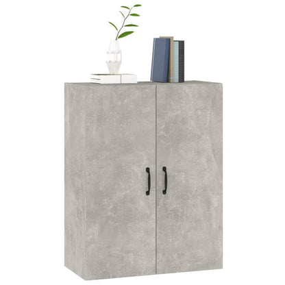Hangkast 69,5X34X90 Cm Bewerkt Hout Betongrijs