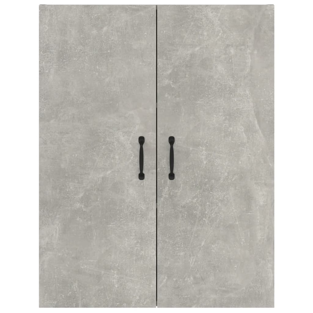 Hangkast 69,5X34X90 Cm Bewerkt Hout Betongrijs