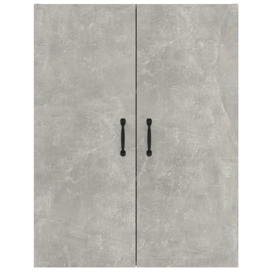 Hangkast 69,5X34X90 Cm Bewerkt Hout Betongrijs