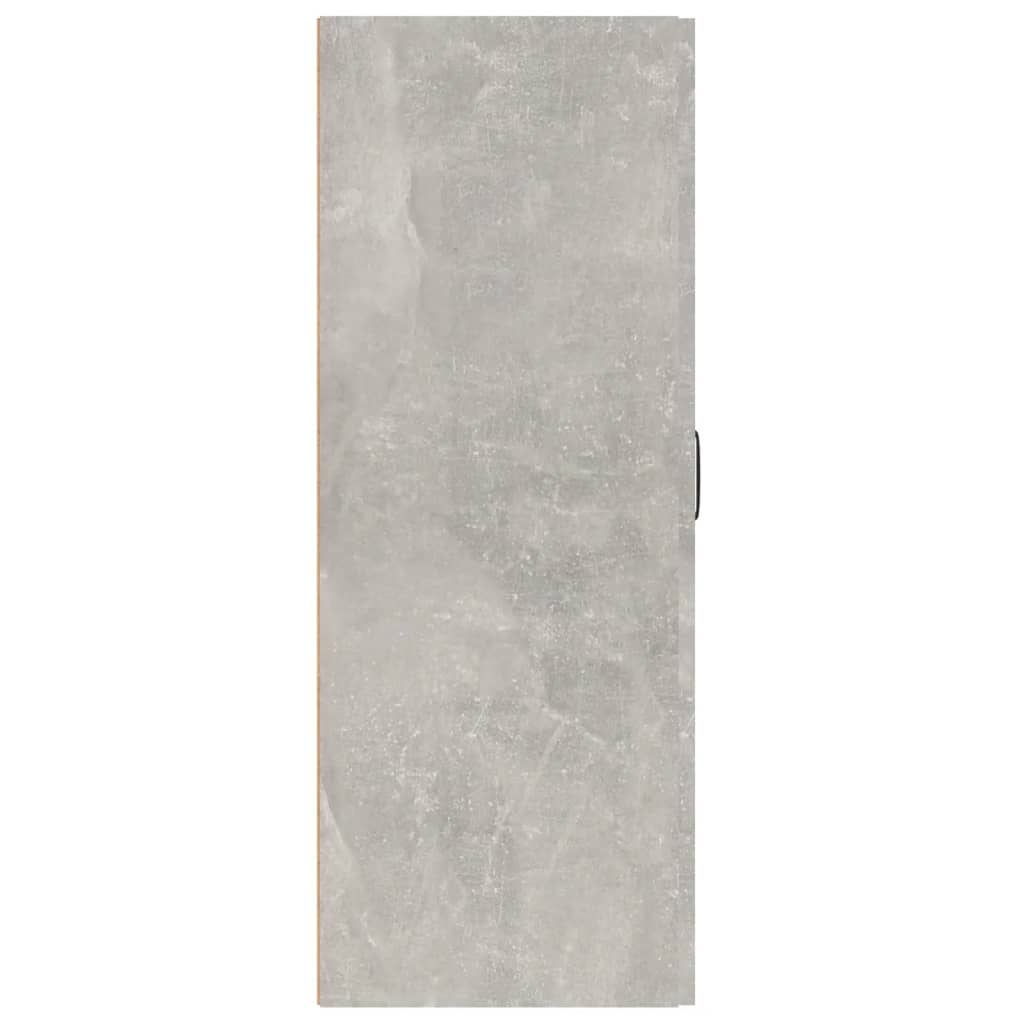 Hangkast 69,5X34X90 Cm Bewerkt Hout Betongrijs