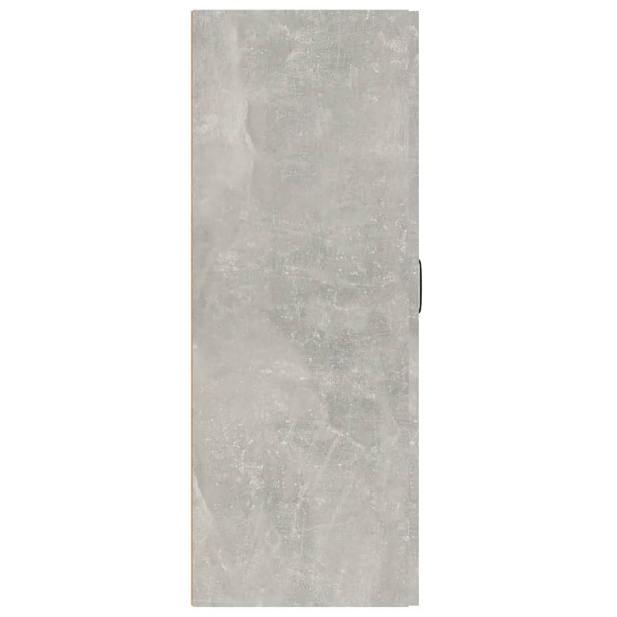 Hangkast 69,5X34X90 Cm Bewerkt Hout Betongrijs