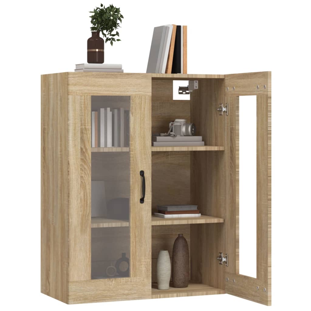Hangkast 69,5X34X90 Cm Sonoma Eikenkleurig