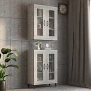 Wall cabinet 69.5x34x90 cm concrete grey