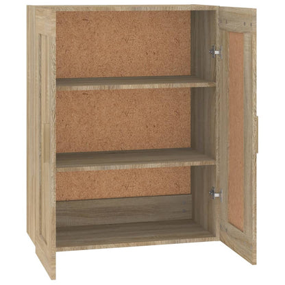 Wandkast 69,5X32,5X90 Cm Bewerkt Hout Kleurig Sonoma eiken