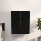 Hangkast zwart 69,5x32,5x90 cm