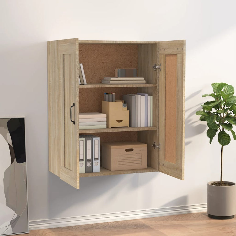 Hangkast 69,5X32,5X90 Cm Kleurig Sonoma eiken