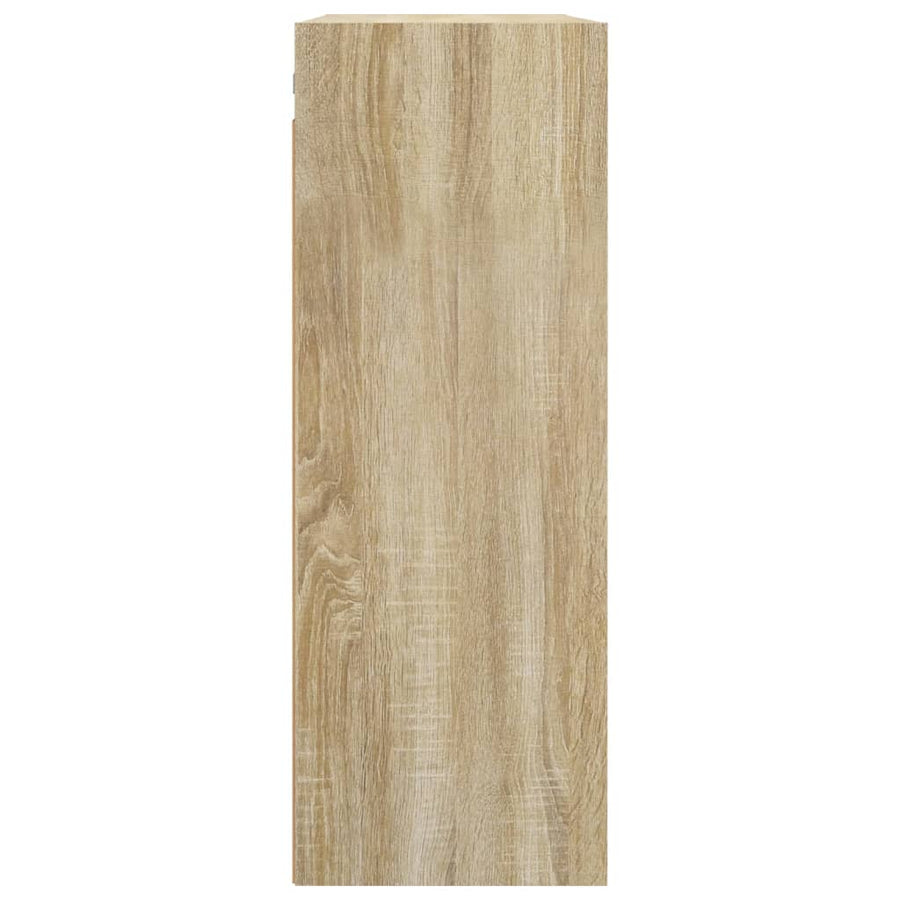 Hangkast 69,5X32,5X90 Cm Sonoma Eikenkleurig