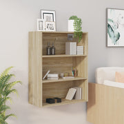 Hangkast 69,5x32,5x90 cm sonoma eiken