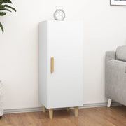 Sideboard 34.5x34x90 cm engineered wood white