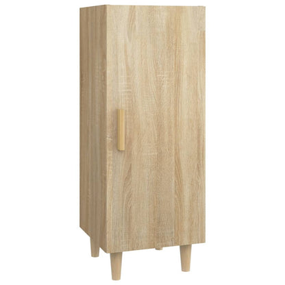 Dressoir 34,5X34X90 Cm Bewerkt Hout Kleurig Sonoma eiken
