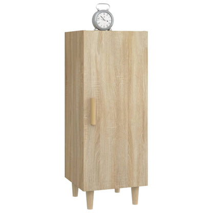 Dressoir 34,5X34X90 Cm Bewerkt Hout Kleurig Sonoma eiken