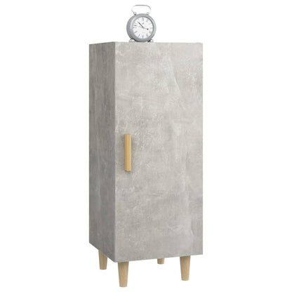 Dressoir 34,5X34X90 Cm Bewerkt Hout Betongrijs