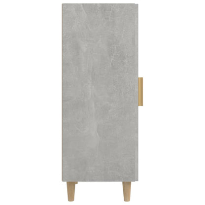 Dressoir 34,5X34X90 Cm Bewerkt Hout Betongrijs