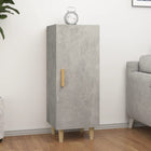 Sideboard 34.5x34x90 cm treated wood concrete grey