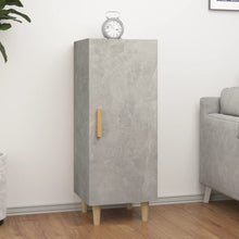 Dressoir 34,5X34X90 Cm Bewerkt Hout Betongrijs