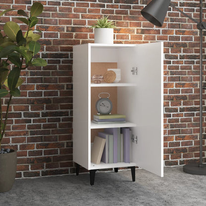 Dressoir 34,5X34X90 Cm Bewerkt Hout Wit