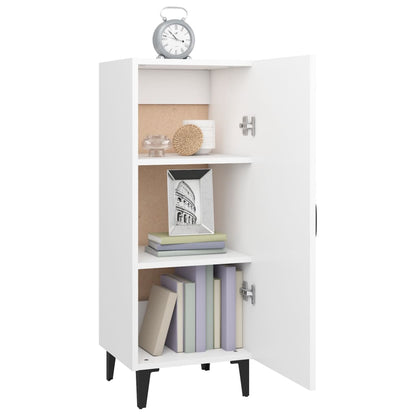 Dressoir 34,5X34X90 Cm Bewerkt Hout Wit