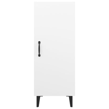 Dressoir 34,5X34X90 Cm Bewerkt Hout Wit
