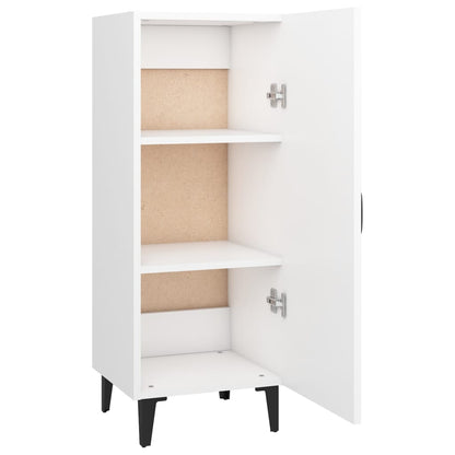 Dressoir 34,5X34X90 Cm Bewerkt Hout Wit