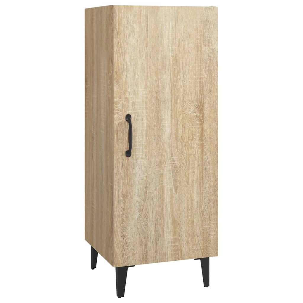 Dressoir 34,5X34X90 Cm Bewerkt Hout Sonoma Eikenkleurig