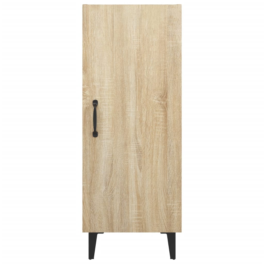 Dressoir 34,5X34X90 Cm Bewerkt Hout Sonoma Eikenkleurig