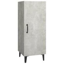 Dressoir 34,5X34X90 Cm Bewerkt Hout Betongrijs