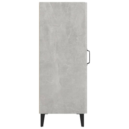 Dressoir 34,5X34X90 Cm Bewerkt Hout Betongrijs