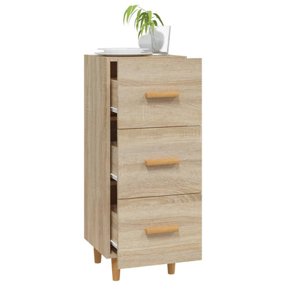 Dressoir 34,5X34X90 Cm Bewerkt Hout Sonoma Eiken