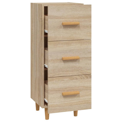 Dressoir 34,5X34X90 Cm Bewerkt Hout Sonoma Eiken