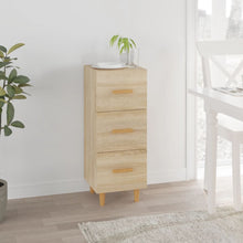 Dressoir 34,5X34X90 Cm Bewerkt Hout Sonoma Eiken