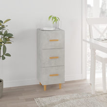 Dressoir 34,5X34X90 Cm Bewerkt Hout Betongrijs
