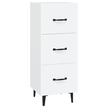 Dressoir 34,5X34X90 Cm Bewerkt Hout Wit
