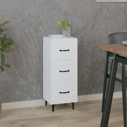 Sideboard 34.5x34x90 cm engineered wood white