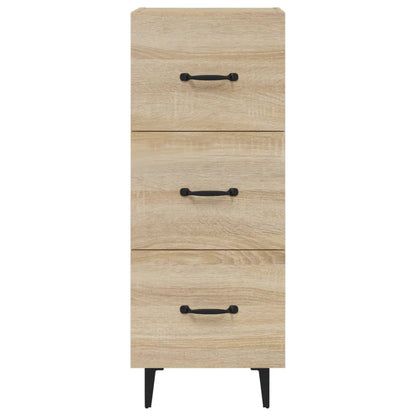 Dressoir 34,5X34X90 Cm Bewerkt Hout Sonoma Eiken
