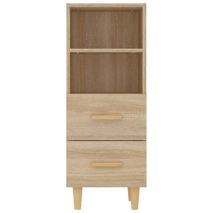 Dressoir 34,5x34x90 cm bewerkt hout sonoma eikenkleurig