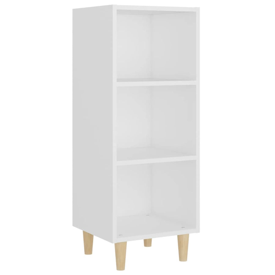 Dressoir 34,5X32,5X90 Cm Bewerkt Hout Wit