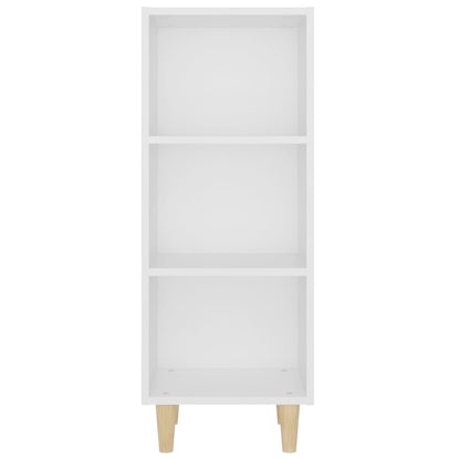 Dressoir 34,5X32,5X90 Cm Bewerkt Hout Wit