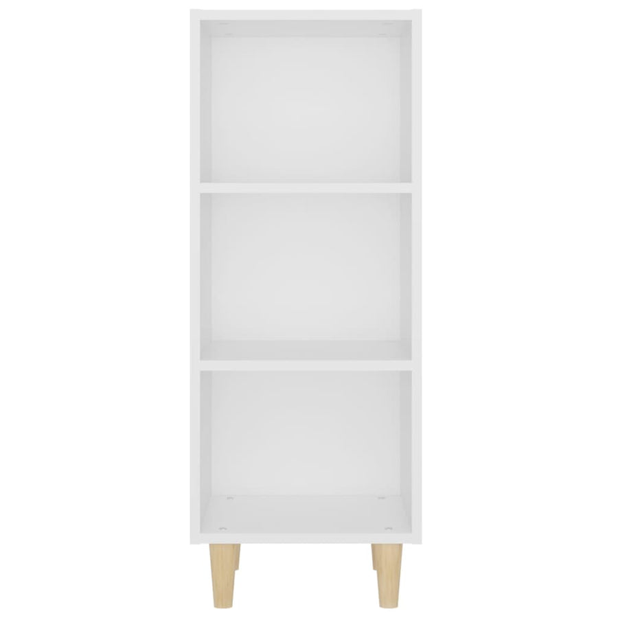 Dressoir 34,5X32,5X90 Cm Bewerkt Hout Wit