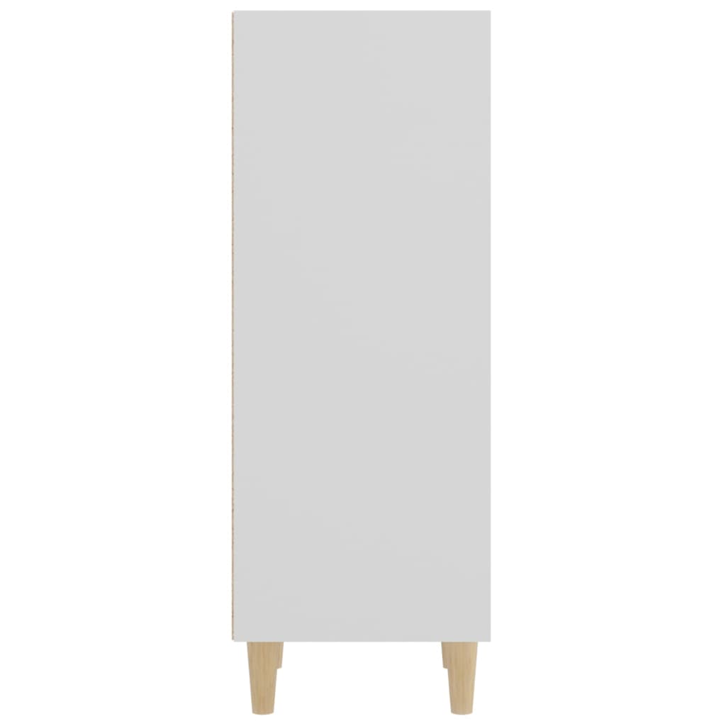Dressoir 34,5X32,5X90 Cm Bewerkt Hout Wit