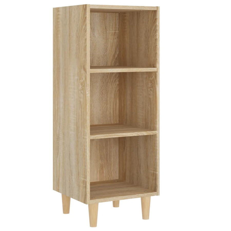 Dressoir 34,5X32,5X90 Cm Bewerkt Hout Sonoma Eikenkleurig 1