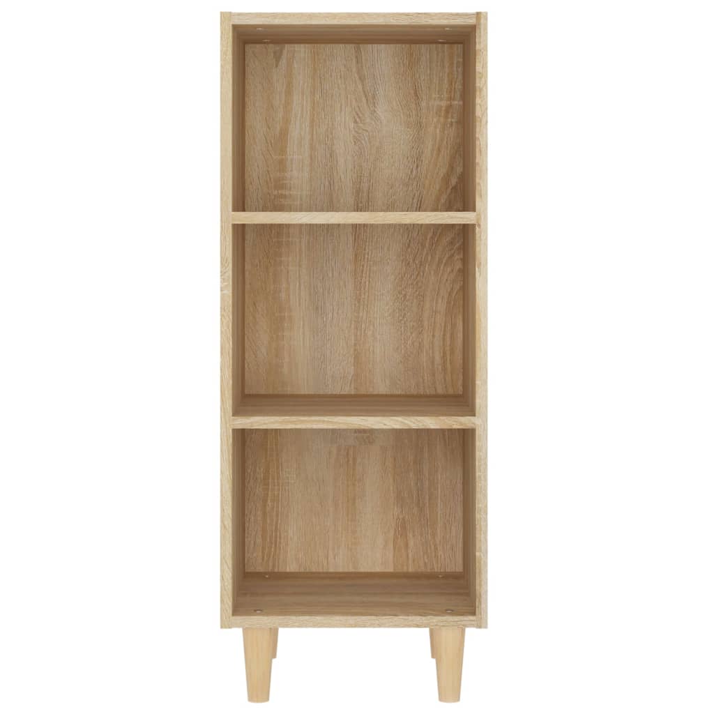Dressoir 34,5X32,5X90 Cm Bewerkt Hout Sonoma Eikenkleurig 1