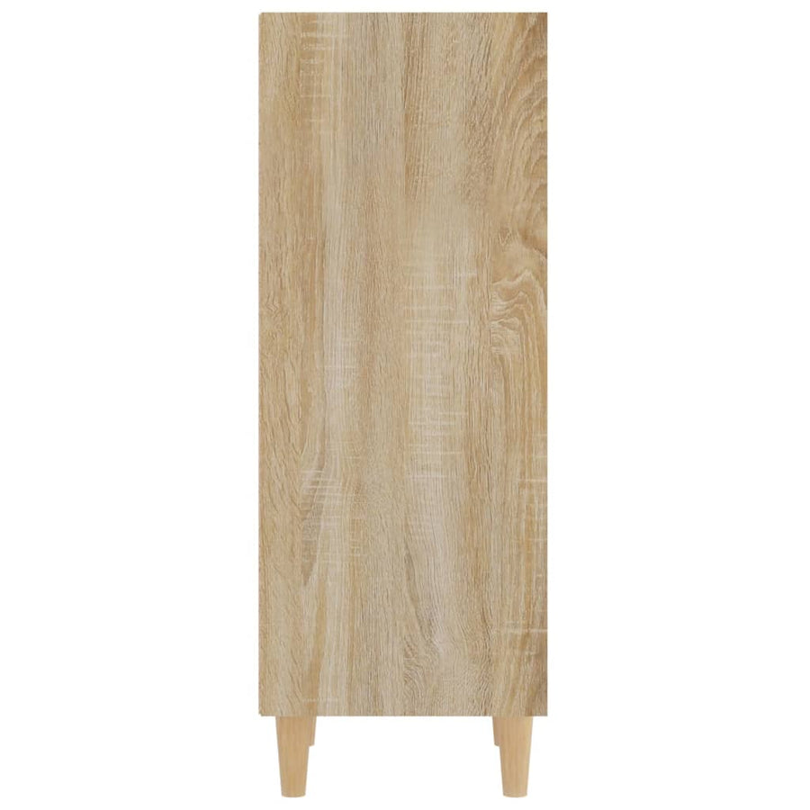 Dressoir 34,5X32,5X90 Cm Bewerkt Hout Sonoma Eikenkleurig 1