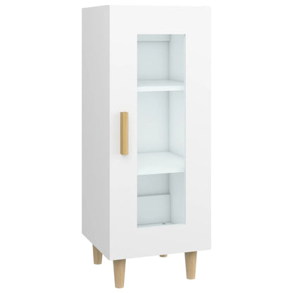 Dressoir 34,5X34X90 Cm Bewerkt Hout Wit