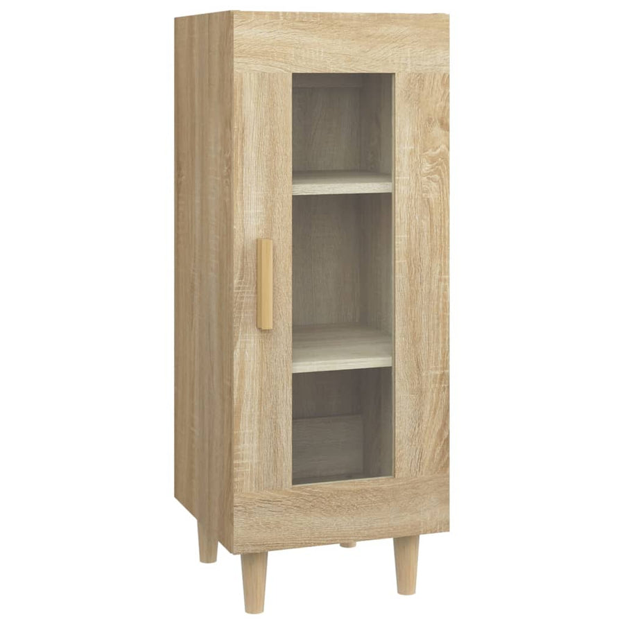 Dressoir 34,5X34X90 Cm Bewerkt Hout Sonoma eiken