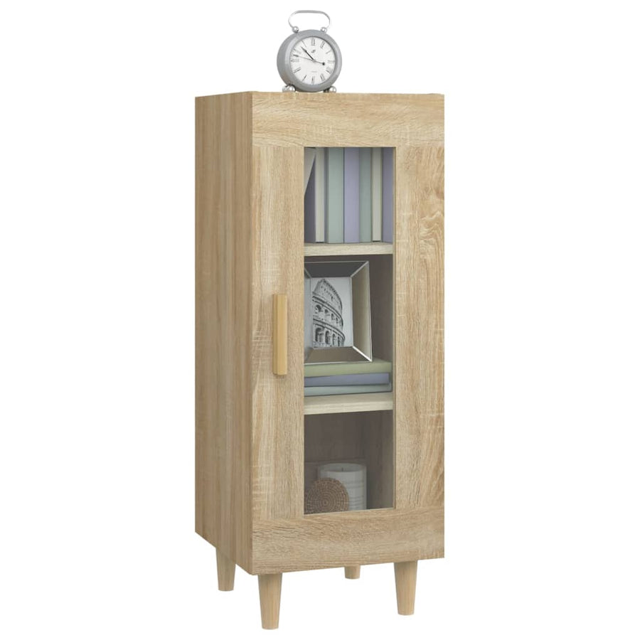 Dressoir 34,5X34X90 Cm Bewerkt Hout Sonoma eiken