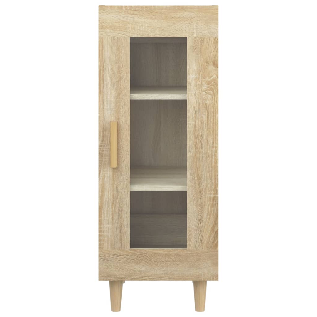 Dressoir 34,5X34X90 Cm Bewerkt Hout Sonoma eiken