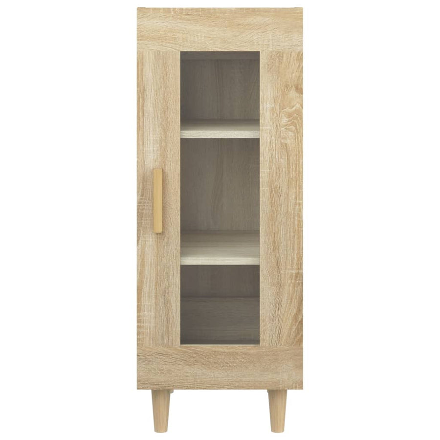 Dressoir 34,5X34X90 Cm Bewerkt Hout Sonoma eiken