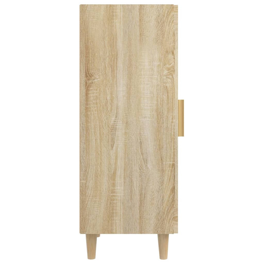 Dressoir 34,5X34X90 Cm Bewerkt Hout Sonoma eiken