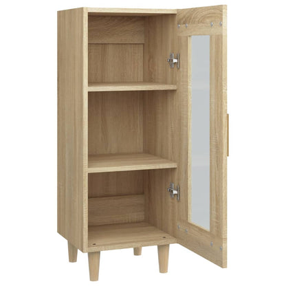 Dressoir 34,5X34X90 Cm Bewerkt Hout Sonoma eiken
